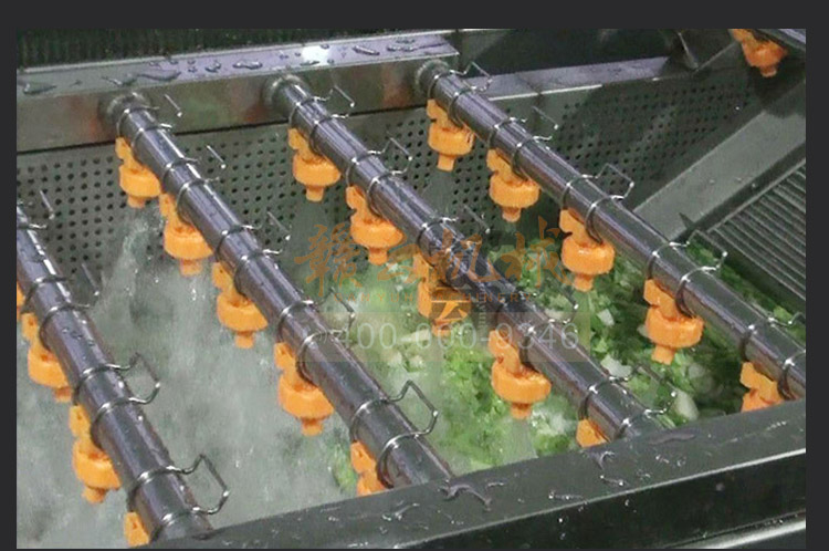 事業(yè)單位部隊學校食堂的蔬菜清洗消毒用的氣泡清洗機(圖19)