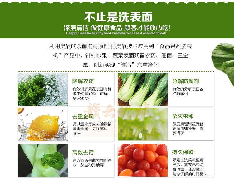 酒店食堂事業(yè)單位學校食堂用的清洗消毒洗菜機(圖5)